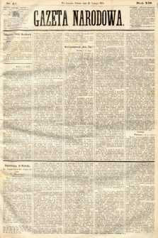 Gazeta Narodowa. 1874, nr 42