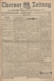 Thorner Zeitung : Ostdeutsche Zeitung und General-Anzeiger. 1907, Nr. 79 (5 April) + dod.