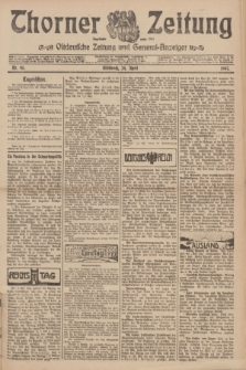 Thorner Zeitung : Ostdeutsche Zeitung und General-Anzeiger. 1907, Nr. 95 (24 April) + dod.