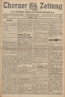 Thorner Zeitung : Ostdeutsche Zeitung und General-Anzeiger. 1907, Nr. 104 (4 Mai) + dod.