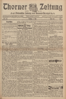 Thorner Zeitung : Ostdeutsche Zeitung und General-Anzeiger. 1907, Nr. 105 (5 Mai) - Erstes Blatt + dod.