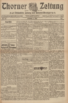 Thorner Zeitung : Ostdeutsche Zeitung und General-Anzeiger. 1907, Nr. 109 (11 Mai) + dod.