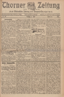 Thorner Zeitung : Ostdeutsche Zeitung und General-Anzeiger. 1907, Nr. 139 (16 Juni) - Zweites Blatt