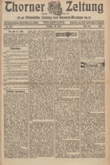 Thorner Zeitung : Ostdeutsche Zeitung und General-Anzeiger. 1907, Nr. 145 (23 Juni) - Erstes Blatt + dod.