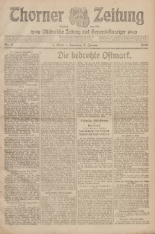 Thorner Zeitung : Ostdeutsche Zeitung und General-Anzeiger. 1919, Nr. 4 (5 Januar) + dod.
