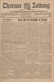 Thorner Zeitung : Ostdeutsche Zeitung und General-Anzeiger. 1919, Nr. 32 (7 Februar)