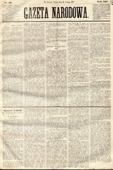 Gazeta Narodowa. 1874, nr 48