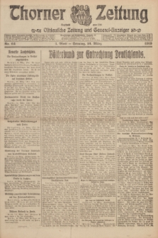 Thorner Zeitung : Ostdeutsche Zeitung und General-Anzeiger. 1919, Nr. 64 (16 März) + dod.