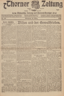 Thorner Zeitung : Ostdeutsche Zeitung und General-Anzeiger. 1919, Nr. 66 (19 März)