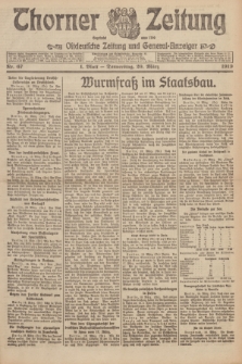 Thorner Zeitung : Ostdeutsche Zeitung und General-Anzeiger. 1919, Nr. 67 (20 März) + dod.