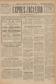 Expres Zagłębia : niezależny organ demokratyczny. R.2, № 170 (24 lipca 1927) + dod.