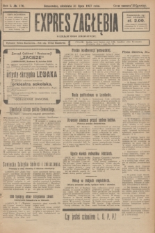 Expres Zagłębia : niezależny organ demokratyczny. R.2, № 176 (31 lipca 1927) + dod.