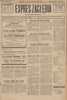 Expres Zagłębia : niezależny organ demokratyczny. R.2, № 178 (3 sierpnia 1927)