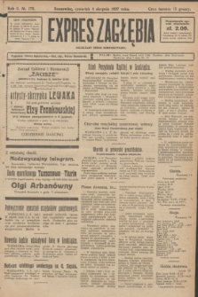 Expres Zagłębia : niezależny organ demokratyczny. R.2, № 179 (4 sierpnia 1927)