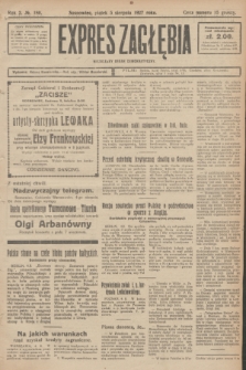 Expres Zagłębia : niezależny organ demokratyczny. R.2, № 180 (5 sierpnia 1927)