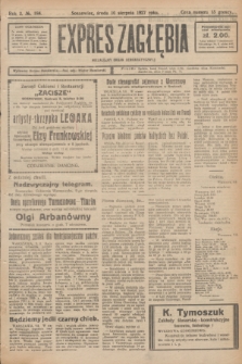 Expres Zagłębia : niezależny organ demokratyczny. R.2, № 184 (10 sierpnia 1927)