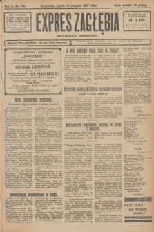 Expres Zagłębia : organ niezależny demokratyczny. R.2, № 186 (12 sierpnia 1927)