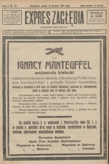 Expres Zagłębia : demokratyczny organ niezależny. R.2, № 191 (19 sierpnia 1927)