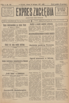 Expres Zagłębia : demokratyczny organ niezależny. R.2, № 192 (20 sierpnia 1927)