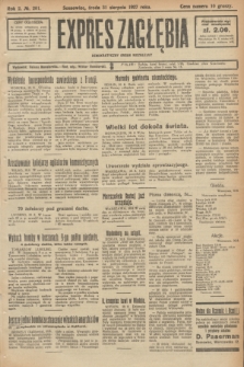 Expres Zagłębia : demokratyczny organ niezależny. R.2, № 201 (31 sierpnia 1927)