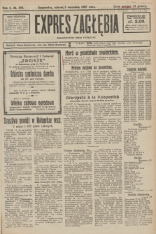 Expres Zagłębia : demokratyczny organ niezależny. R.2, № 204 (3 września 1927)