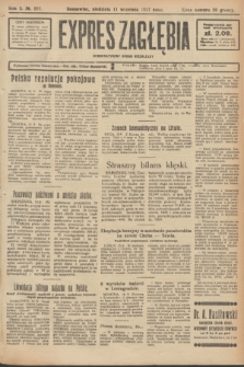 Expres Zagłębia : demokratyczny organ niezależny. R.2, № 211 (11 września 1927) + dod.