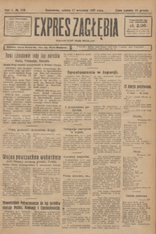 Expres Zagłębia : demokratyczny organ niezależny. R.2, № 216 (17 września 1927)