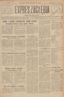 Expres Zagłębia : demokratyczny organ niezależny. R.2, № 256 (4 listopada 1927)