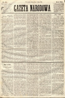 Gazeta Narodowa. 1874, nr 54