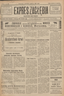 Expres Zagłębia : demokratyczny organ niezależny. R.2, nr 279 (1 grudnia 1927)