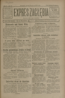 Expres Zagłębia : demokratyczny organ niezależny. R.3, nr 141 (19 czerwca 1928)