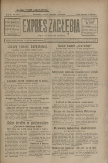 Expres Zagłębia : organ demokratyczny niezależny. R.3, nr 287 (4 grudnia 1928)