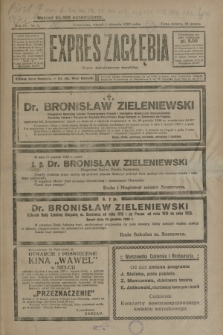 Expres Zagłębia : organ demokratyczny niezależny. R.4, nr 1 (1 stycznia 1929)