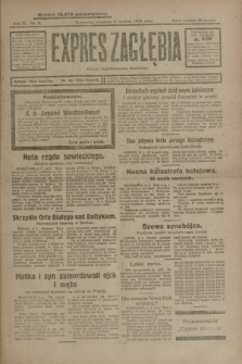 Expres Zagłębia : organ demokratyczny niezależny. R.4, nr 3 (3 stycznia 1929)