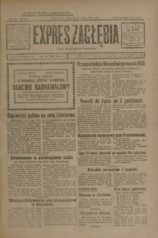 Expres Zagłębia : organ demokratyczny niezależny. R.4, nr 11 (11 stycznia 1929)
