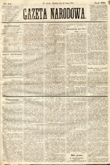 Gazeta Narodowa. 1874, nr 72
