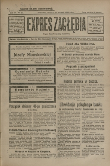 Expres Zagłębia : organ demokratyczny niezależny. R.4, nr 27 (27 stycznia 1929)