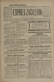Expres Zagłębia : organ demokratyczny niezależny. R.4, nr 28 (28 stycznia 1929)