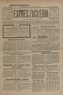 Expres Zagłębia : organ demokratyczny niezależny. R.4, nr 39 (9 lutego 1929)