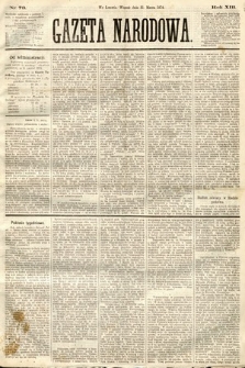 Gazeta Narodowa. 1874, nr 73