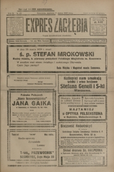 Expres Zagłębia : organ demokratyczny niezależny. R.4, nr 87 (31 marca 1929) + wkładka