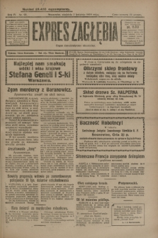 Expres Zagłębia : organ demokratyczny niezależny. R.4, nr 92 (7 kwietnia 1929)