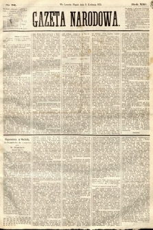 Gazeta Narodowa. 1874, nr 76
