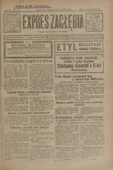 Expres Zagłębia : organ demokratyczny niezależny. R.4, nr 97 (12 kwietnia 1929)