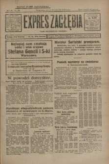Expres Zagłębia : organ demokratyczny niezależny. R.4, nr 98 (13 kwietnia 1929)