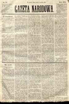 Gazeta Narodowa. 1874, nr 77