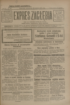 Expres Zagłębia : jedyny organ demokratyczny niezależny woj. kieleckiego. R.4, nr 107 (22 kwietnia 1929)
