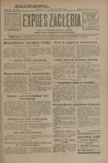 Expres Zagłębia : jedyny organ demokratyczny niezależny woj. kieleckiego. R.4, nr 134 (22 maja 1929)