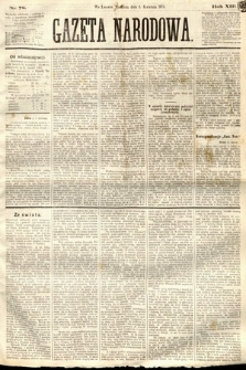 Gazeta Narodowa. 1874, nr 78