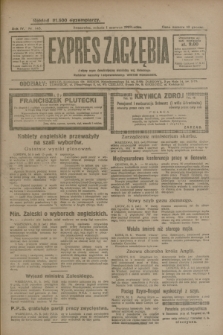 Expres Zagłębia : jedyny organ demokratyczny niezależny woj. kieleckiego. R.4, nr 143 (1 czerwca 1929)
